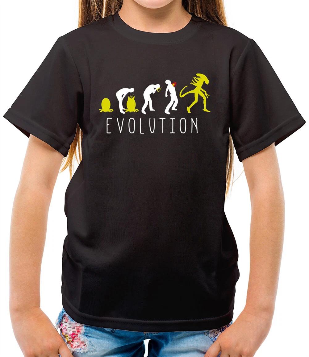 Alien Olution - Kids T-Shirt - Funny - Martian - Joke - ET - Film - Movie 150