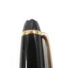 Excellent MONTBLANC Ballpoint pen Meisterstck Classic Cap type Black gold mens Used