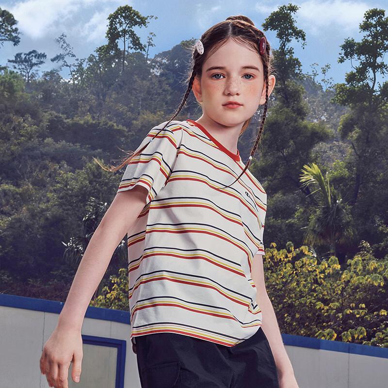 Champion Kids' Quick Dry Striped T-Shirt