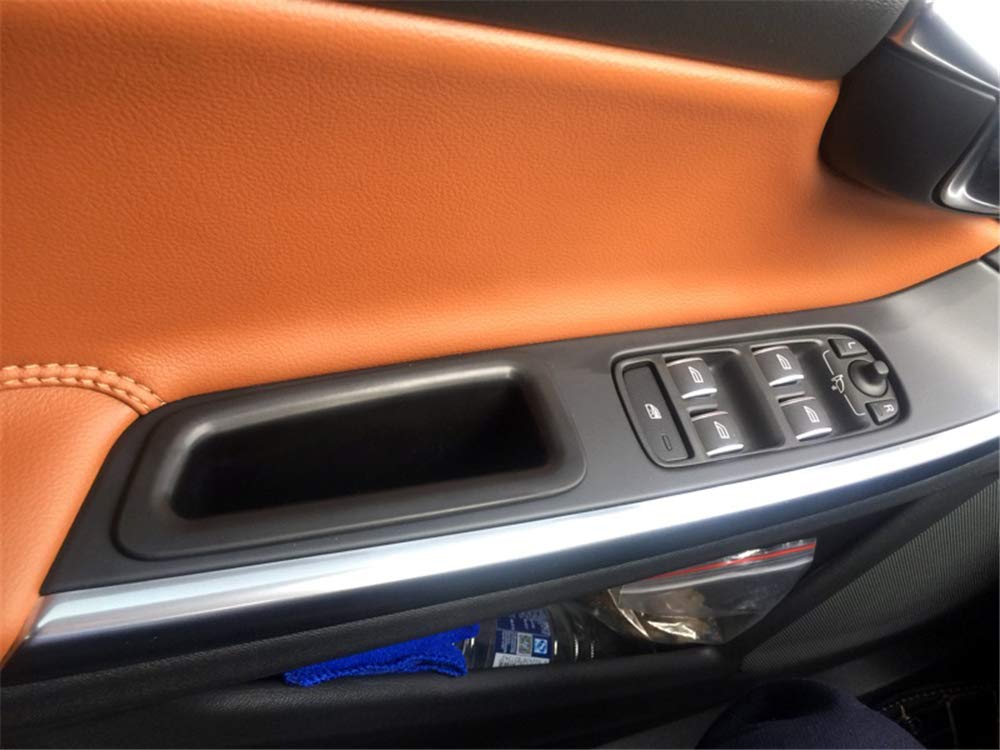 Front Door Storage Box with Plastic Covers for Rims with Volvo V60 and Volvo S60 Two-Piece Box/Trinket (Compatible (1st Generation) 2011-2017 (2nd