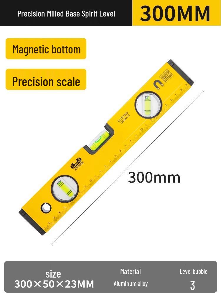 High Precision Mini Aluminum Alloy Spirit Level Ruler