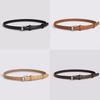 Women Fashion Pu Belt For Business Daily Use With Alloy Snap Closure For Office Attire