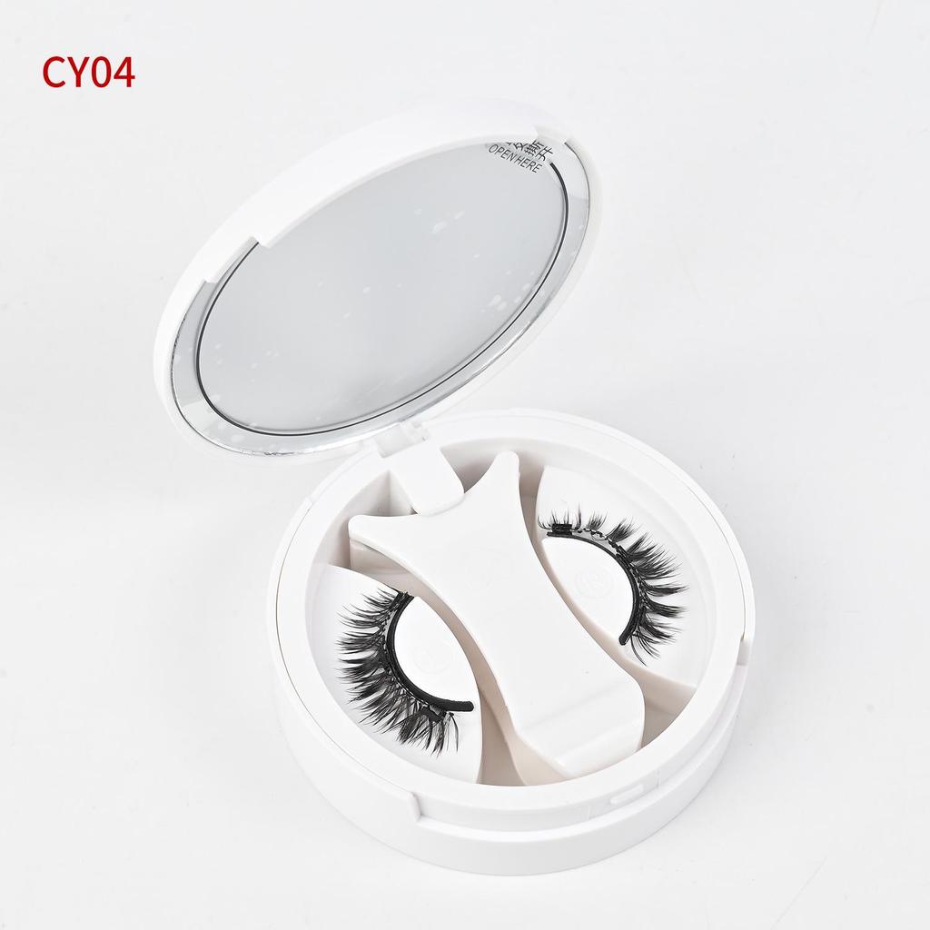 Magnetic Reusable Eyelashes in Glue-Free Portable Case for Beginners
