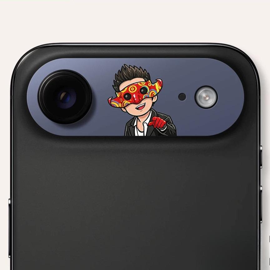 For iPhone Air/17 Air Cut Printing Soft Camera Stickers /Micro Matte / Anti-fingerprint / Decoration Camera Film / Wear-resistant /Anti-scratch /