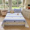 Active Print Pure Cotton Bed Sheets - Simple Style for Dormitory, Home, Single & Double Beds