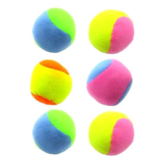 6Pcs Sticky Ball Sensory Toys Soft Throwing Balls for Kids Hand-Eye Coordination