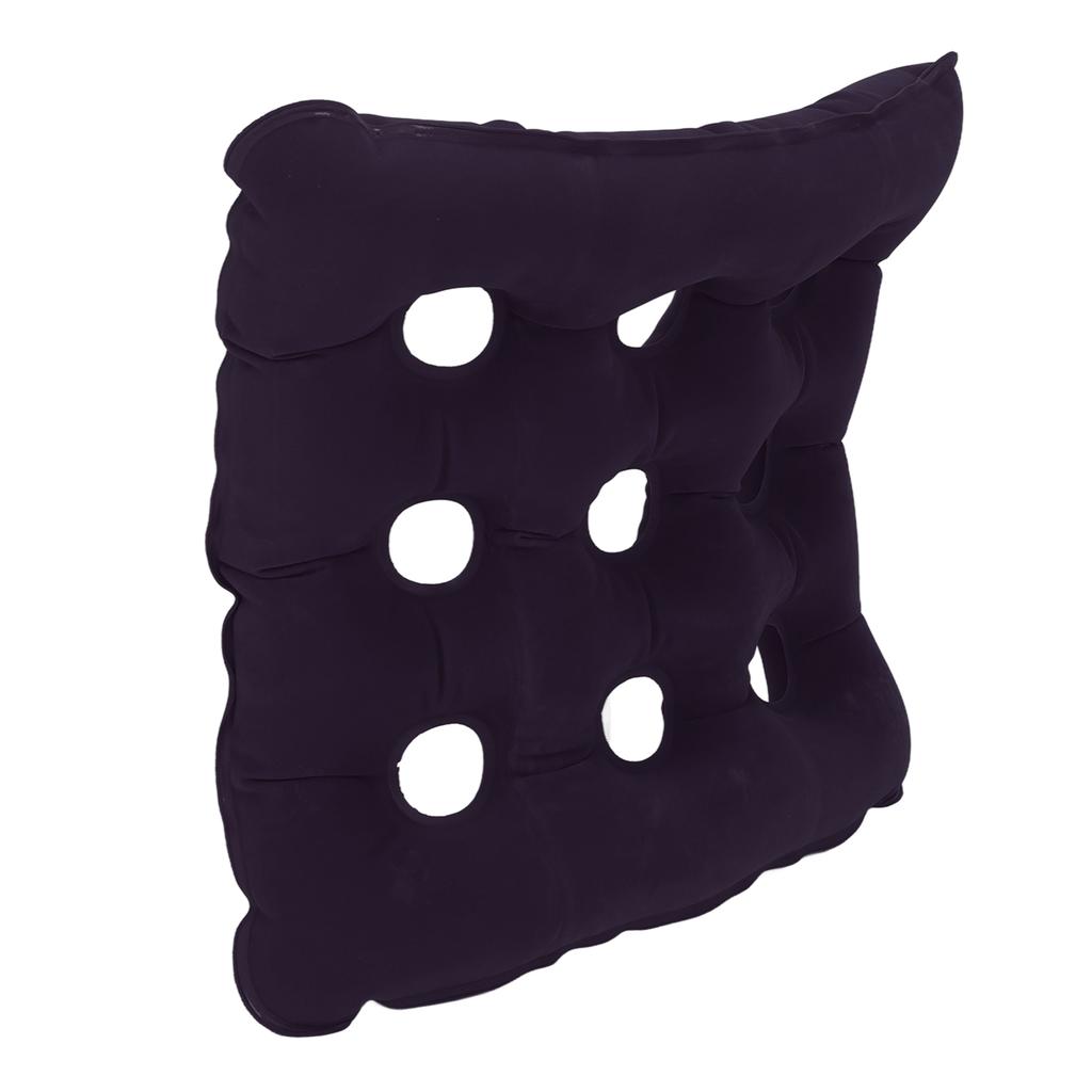 Inflatable Cushion Thickened Flocking Anti Decubitus Cushion Breathable   Seat Cushion for Car   Wheelch