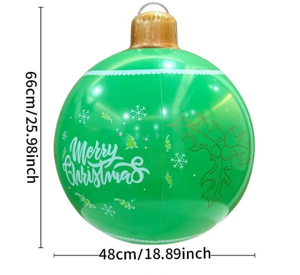 Giant Inflatable Christmas Ball Outdoor Inflatable Decoration Multiple Styles Christmas Party Snowman Inflatable Decorate Ball