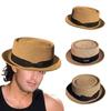 Straw Boater Hat Straw Panama Hat Straw Fedora Hat for Outdoor Activities