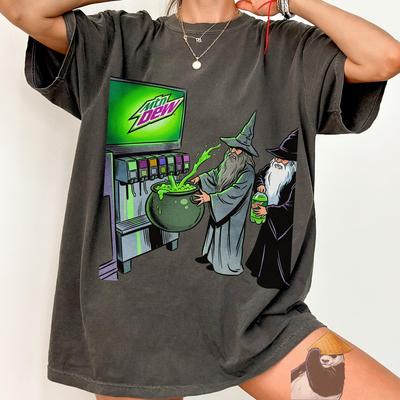 Funny Wizard Potion Shirt Comfort Colors® Vintage Fantasy Clothing Gift Magic Soda Graphic Humor