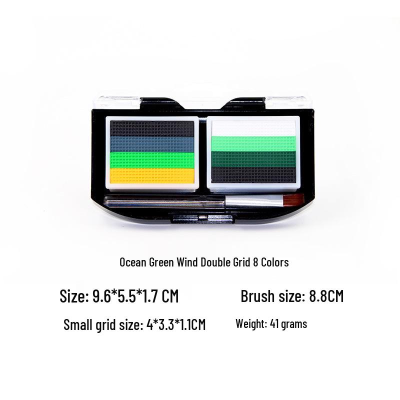 

Детский аквагрим для сцены, уличных выступлений и Хэллоуина - Радужные полоски (запасные)