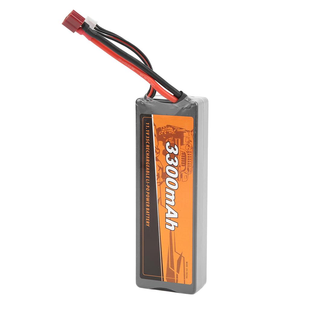 RC Lipo Battery 11.1V 35C 3300mAH Lithium Polymer Battery with T Female Plug for ZD Racing 110