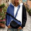 Women's Floral Print Long Sleeve Hoodie with and Pockets for Casual Wear
