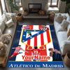 Atletico Madrid Customizable Name Carpet Design for Playrooms Dining Room Kitchen Study room Antislip Carpet Anime Office Decor Spiritual Gift