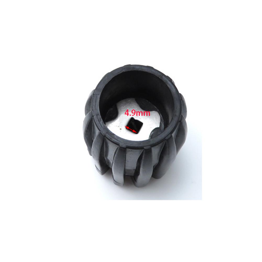 1 Pcs Diving Cylinder Valve Knob Scuba Tank Valve Knob 250Bar Rubber Stainless Steel Switch Knob Replacement Maintenance Part