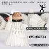 KALOLINNA Badminton Set of 12 High Stability Durable Stable Lightweight Long Lasting For Indoor Outdoor Games Practice White