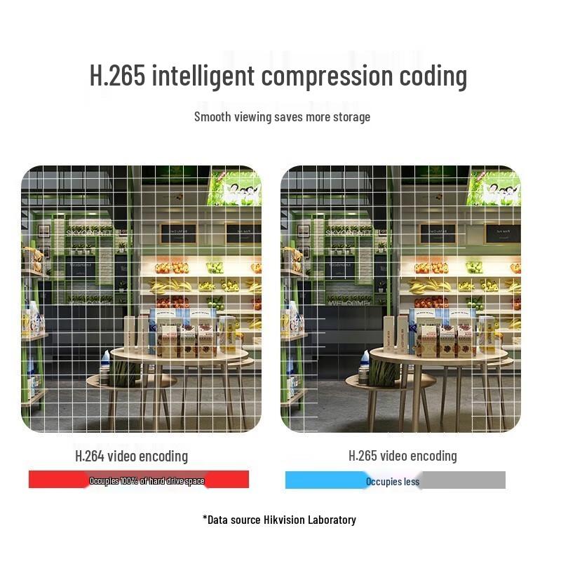 Hikvision 4MP Full-Color Night Vision Bullet IP Camera CN plug (adapter included)