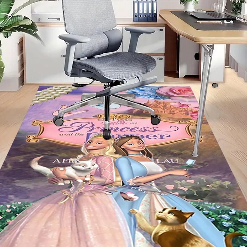 1ks princezna a žebrák Koberec Protiskluzová Polyesterová Podlahová Rohožka pro kancelář. Ložnici