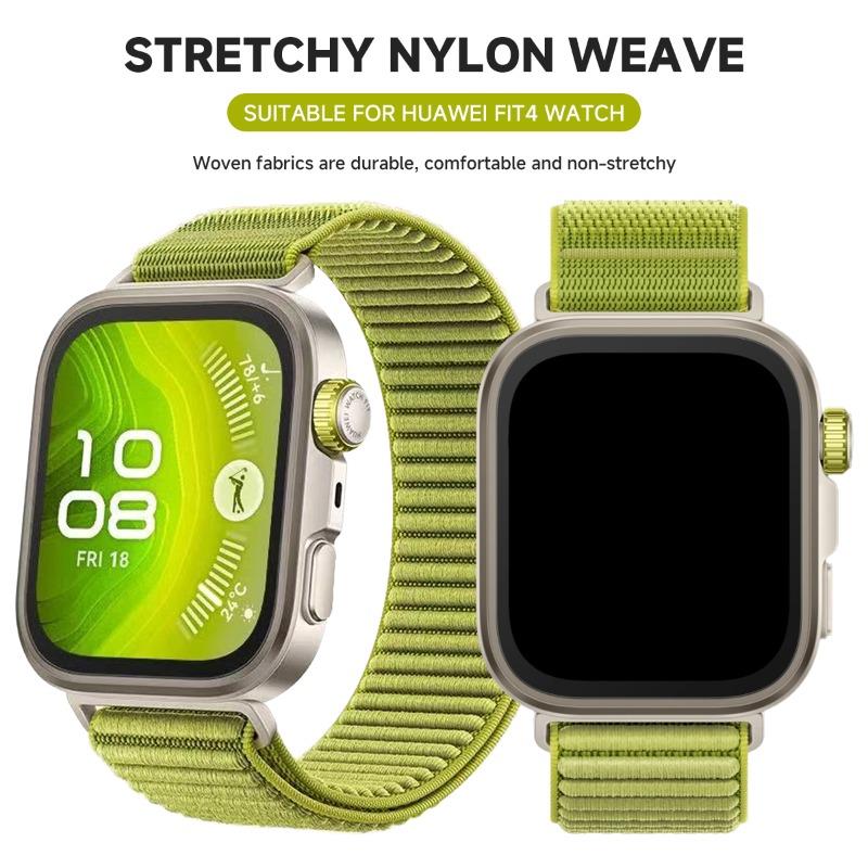 Nylon Woven Strap for Huawei Watch Fit 4 Pro/4 3 Original Official Bracelet Breathable Watchband Correa for Huawei Watch Fit 4/3