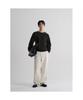8seconds Layered Detail Round Pullover Black