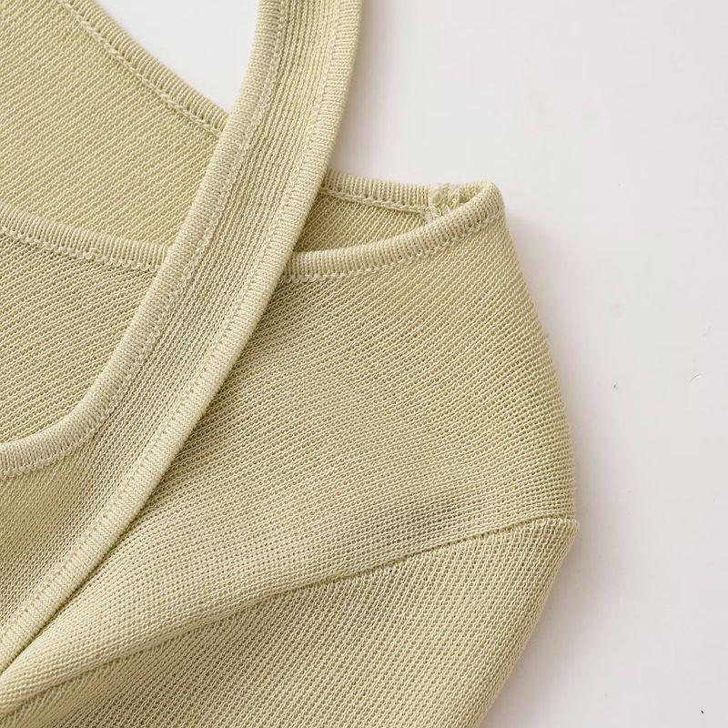 Kaslead New Women Clothes European and American Style Fashion Wear Round Neck Long Sleeve Knitted Top 2893172