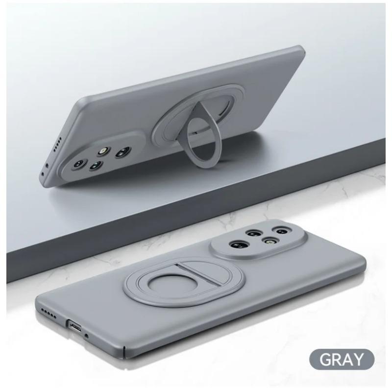 

Для Honor 200 Pro100 Pro 90 80 Автомобильный магнитный чехол-держатель-невидимка для телефона Huawei Honor Magic 6 Pro 5 Матовый противоударный чехол из ТПУ, бампер For Magic 5 серый
