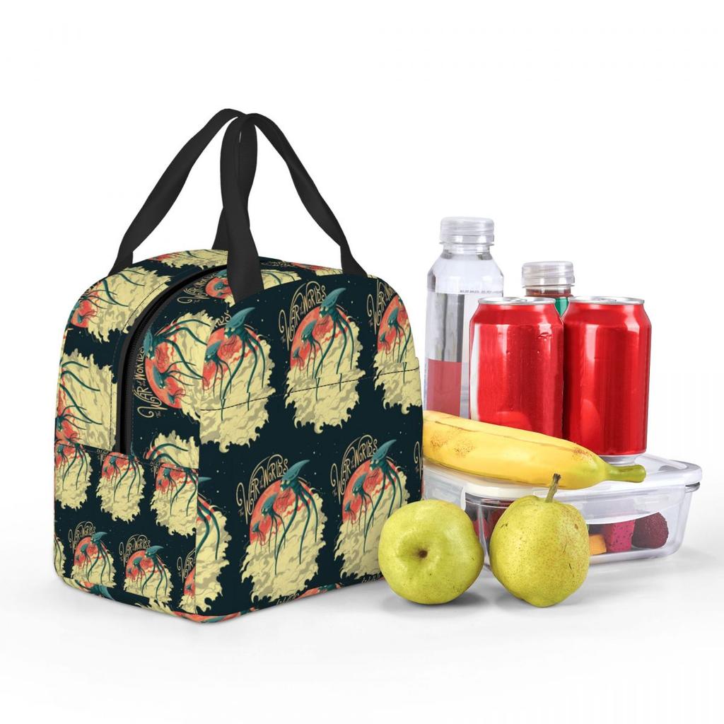 War Of The Worlds Insulated Lunch Bag for Women Office Cooler Thermal Food Box Tote Portable Lunch Boxes Container