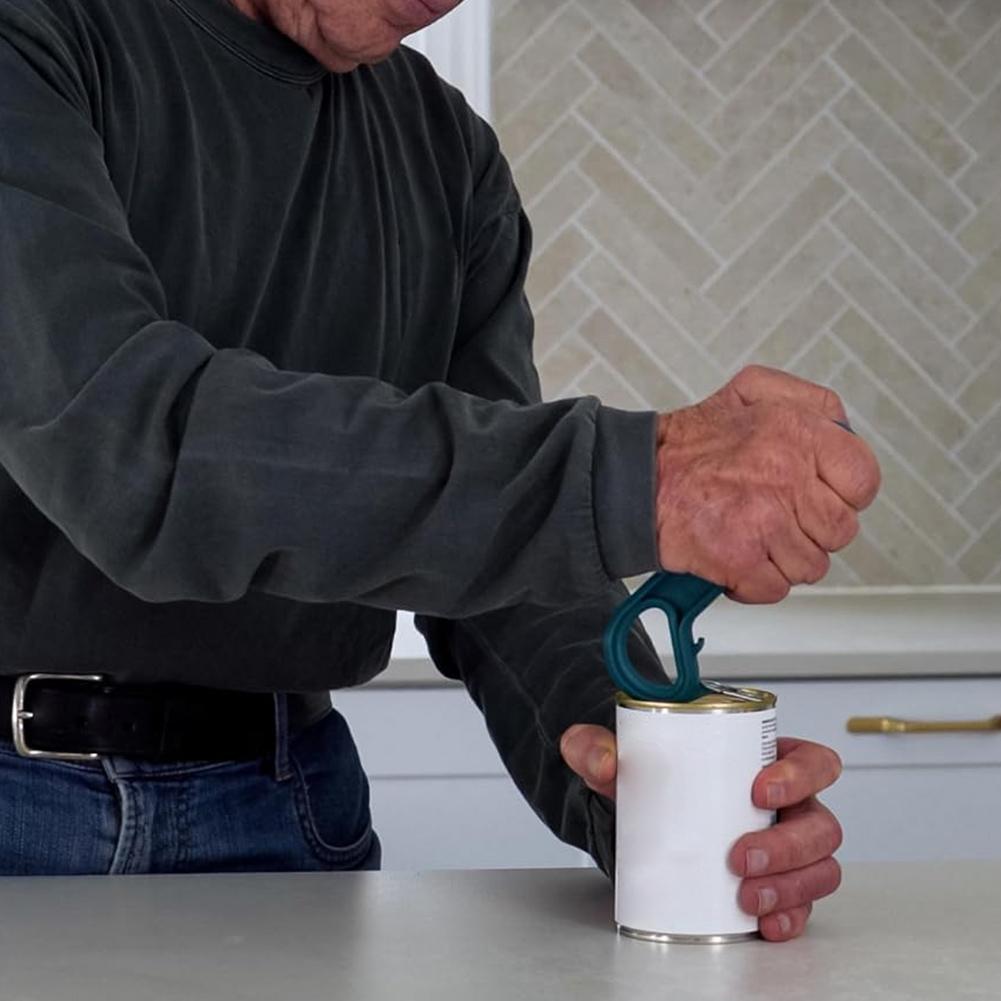 Easy Open Ring Pull Can Opener Makes Cans And Tins Twice As Easy To Open Handheld Can Opener for Arthritis MS Or Parkinsons Gift