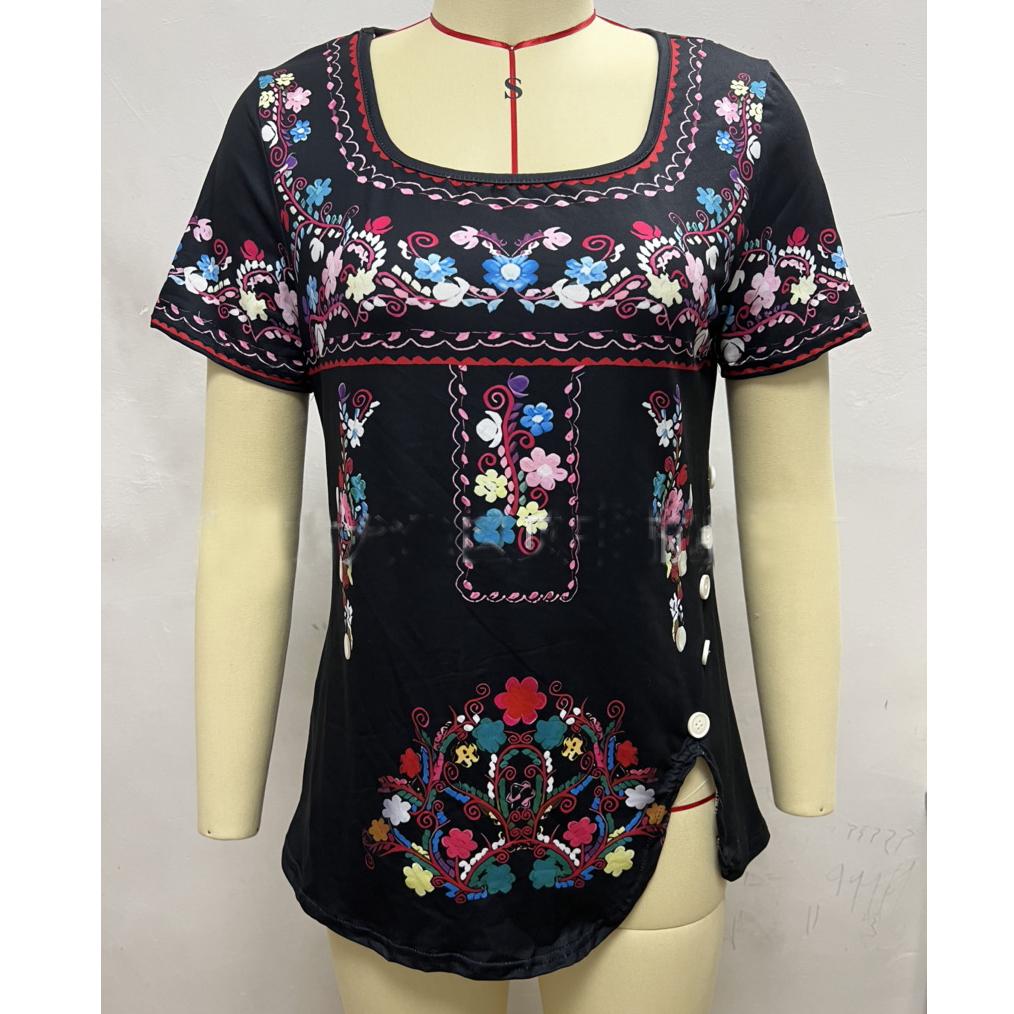 Летние женские топы с квадратным воротником — фото 3