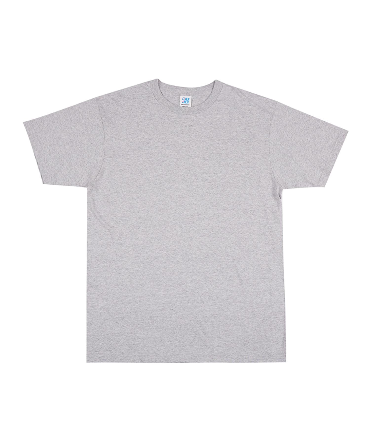 Double Jd Point Label Short Sleeve T-Shirt Gray M