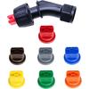 110°Flat Fan Spray Nozzles, 7Pcs 0.1–0.6Mm Sprayer Nozzle Tips, For The Replacement Boom Pump Spraye