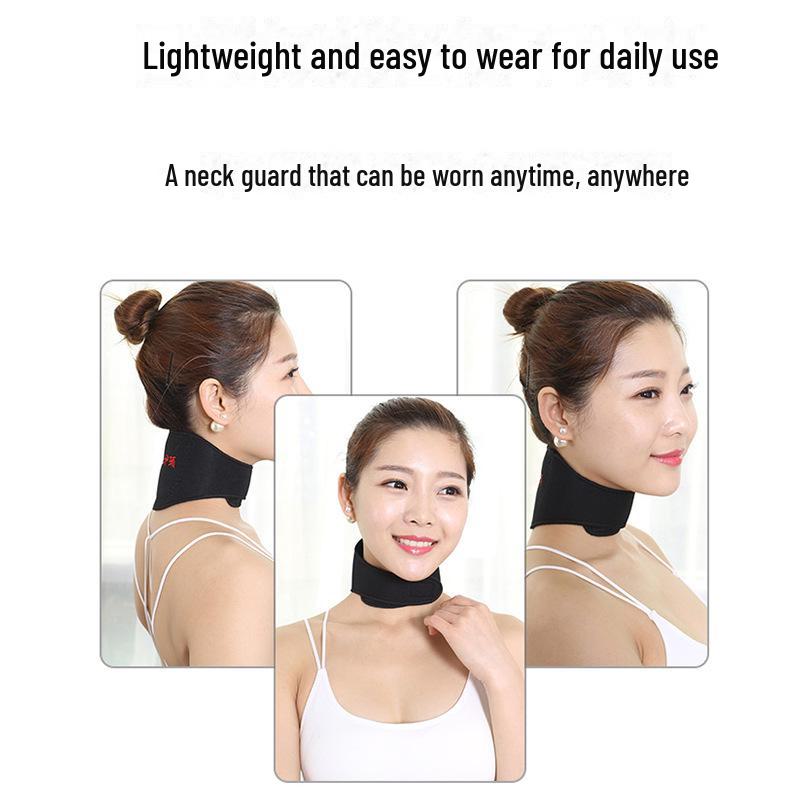 Tourmaline Magnetic Neck Brace - Autumn/Winter Cervical Support for Adults