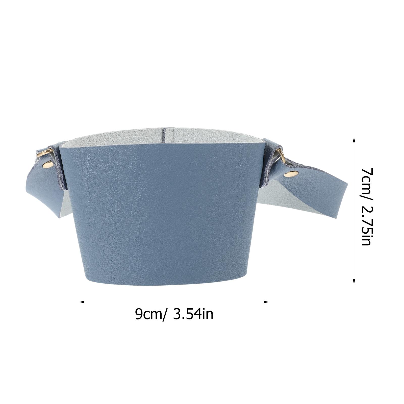

Chic Coffee Sleeve Drink Carrier Non Slip Wear Resistant Portable Cup Holder Handle Design Reusable Insulated синій