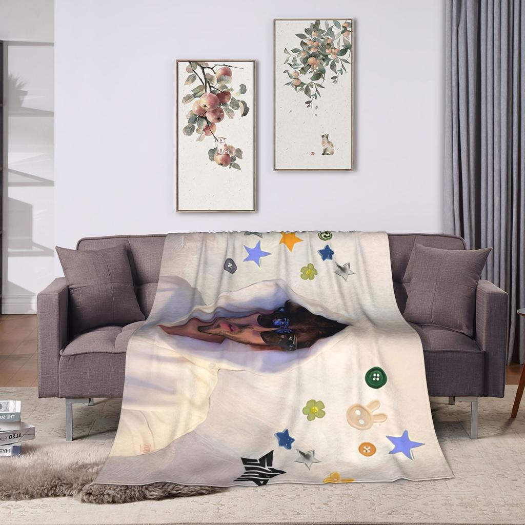 Fede V-Vigevani Flannel Blanket Club Misterios Throw Blanket for Couch Bed Airplane Travel Fashion Bedspread Sofa Bed Cover