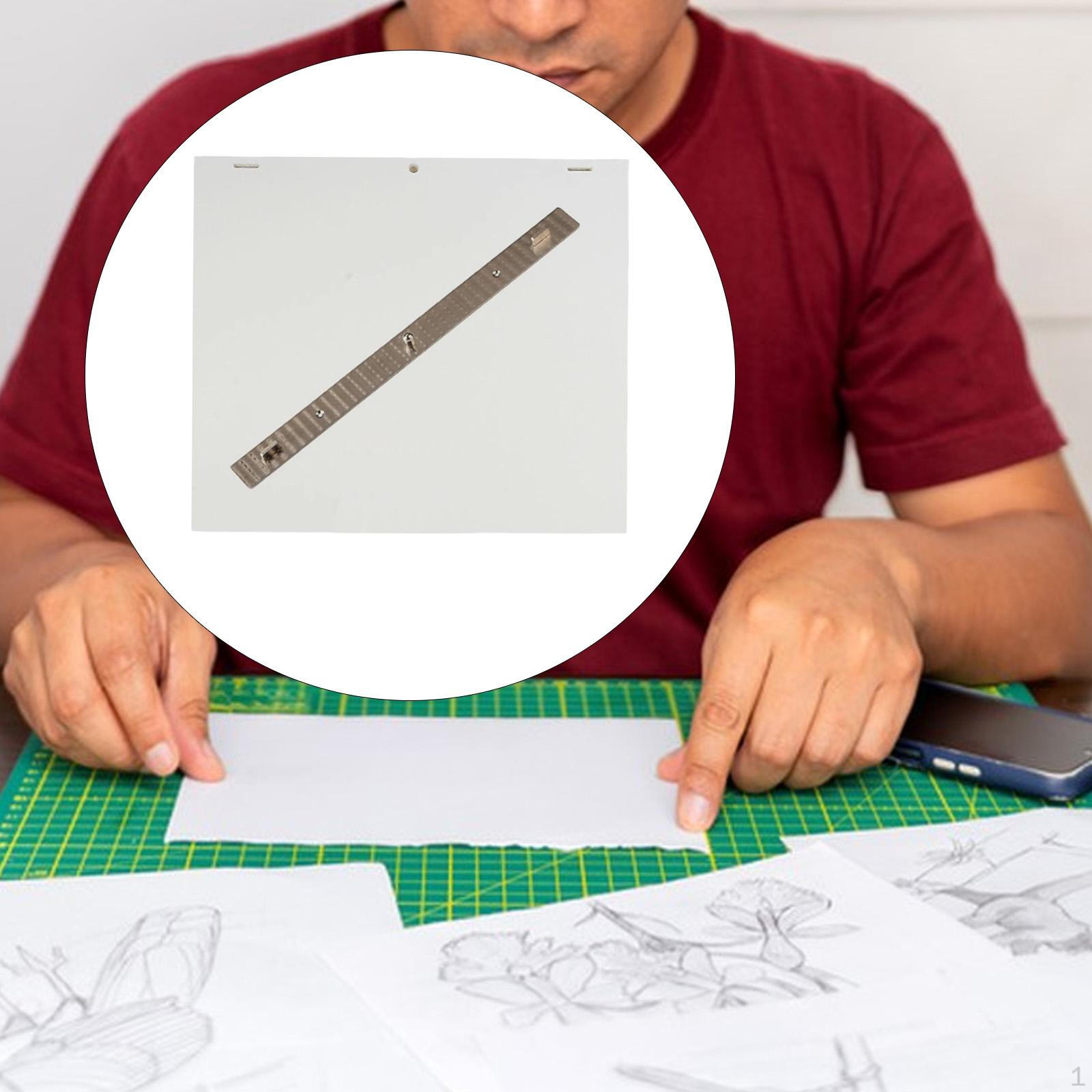 

Comic Tool Animation Peg Bar Fixed Paper Feet Ruler for Fixing Drawing with 100 Sheets