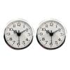 80mm Round Quartzs Clock Insert Replacement Miniature Movement Arabic Numerals White Dials Clock Head for DIY Projects