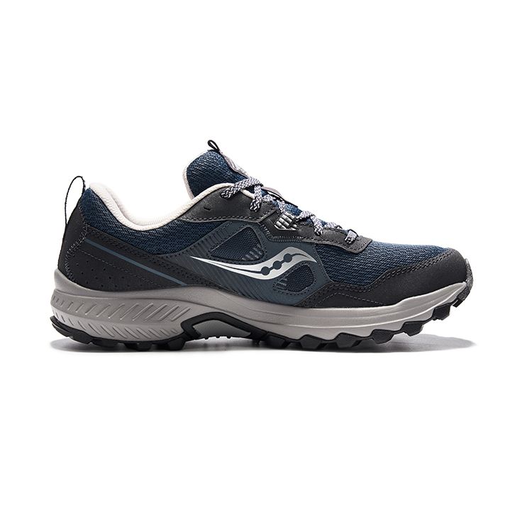 SAUCONY Excursion TR 16 Cómodas Zapatillas Casuales Antideslizantes Duraderas de Caña Baja para Trail Running Hombre zapatilla Azul Plata S20744-50