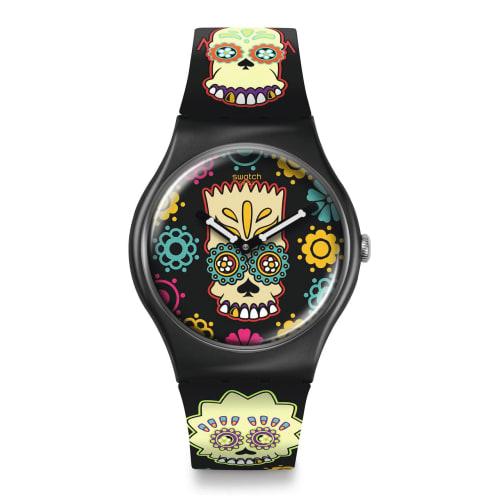 

Swatch D OH OF THE DEAD SO29Z135 Черные часы