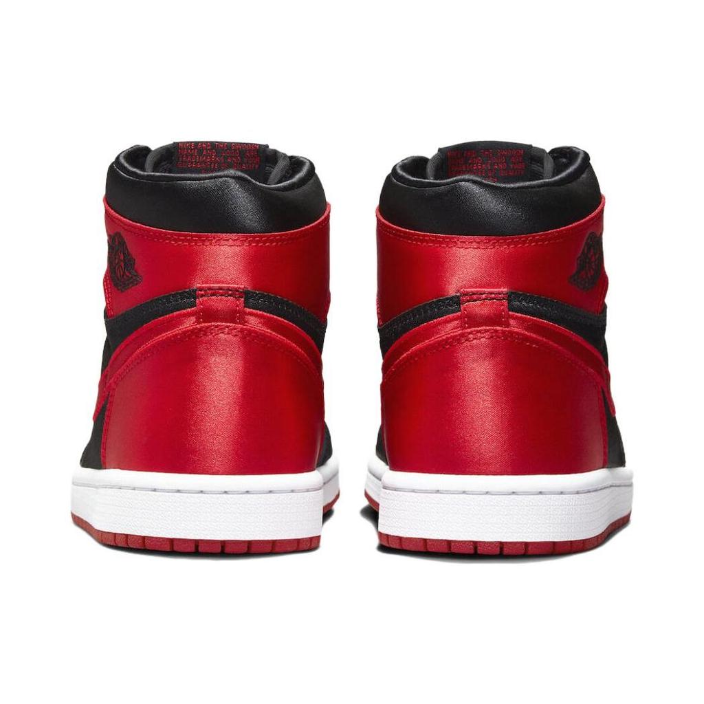 Air Jordan 1 Retro High OG Satin Bred 2023 Women Sneakers Black University-Red White FD4810-061