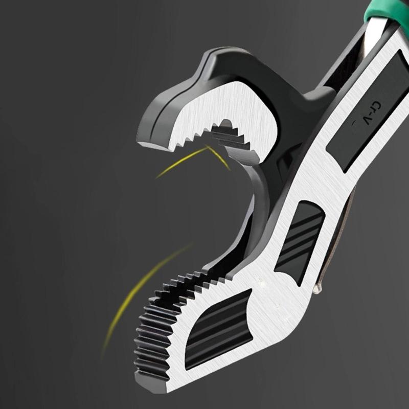 High Carbon Steel Quick Locking Pipe Wrench Set Of 4 Size From 6in To 12Inch Spanner For Home Repair And Industrial Use