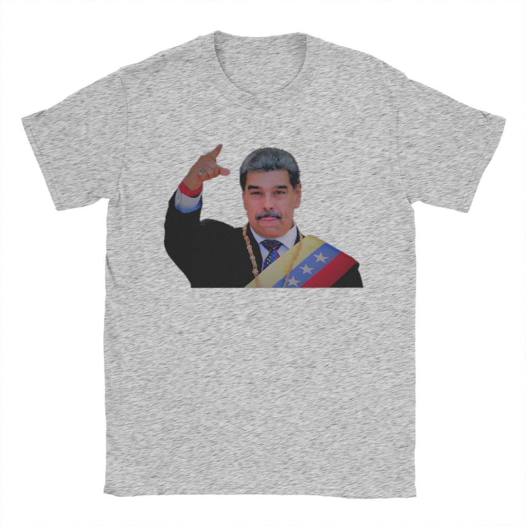 Funny Venezuela Captured Live Maduro TShirts for Unisex Crew Neck 100 Cotton T Shirts Short Sleeve Tees Plus Size Tops