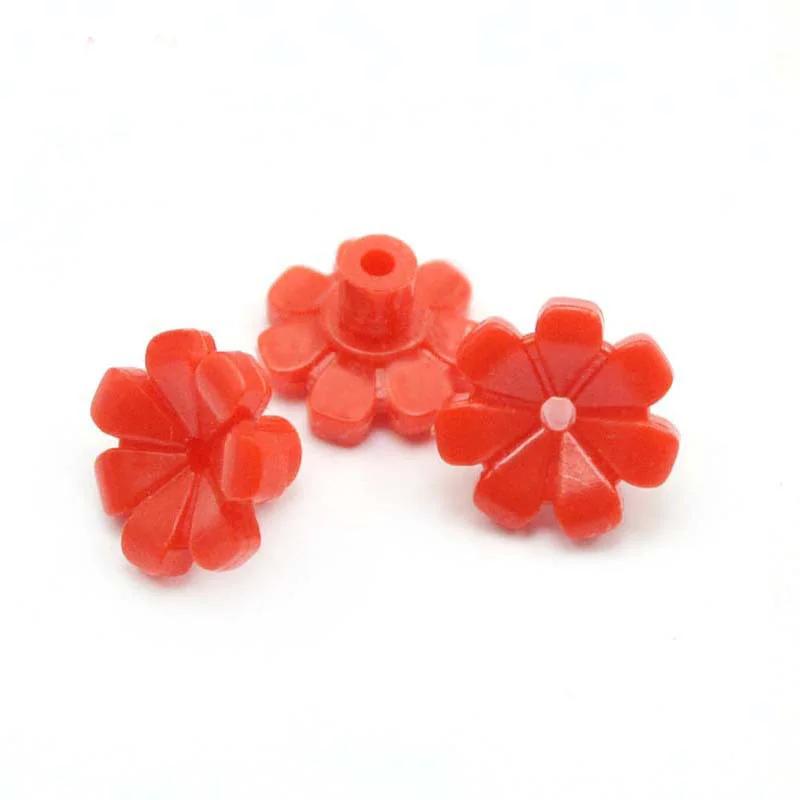 Flower Stem Plant Landscape 7 Petal Flowers for Small Building Block Flower Bed Ornament Compatible with LEGO Garden 32606 95831