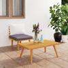 Day and Night - Day and Night 2-piece Garden Furniture Set with Solid Acacia Wood Cushions