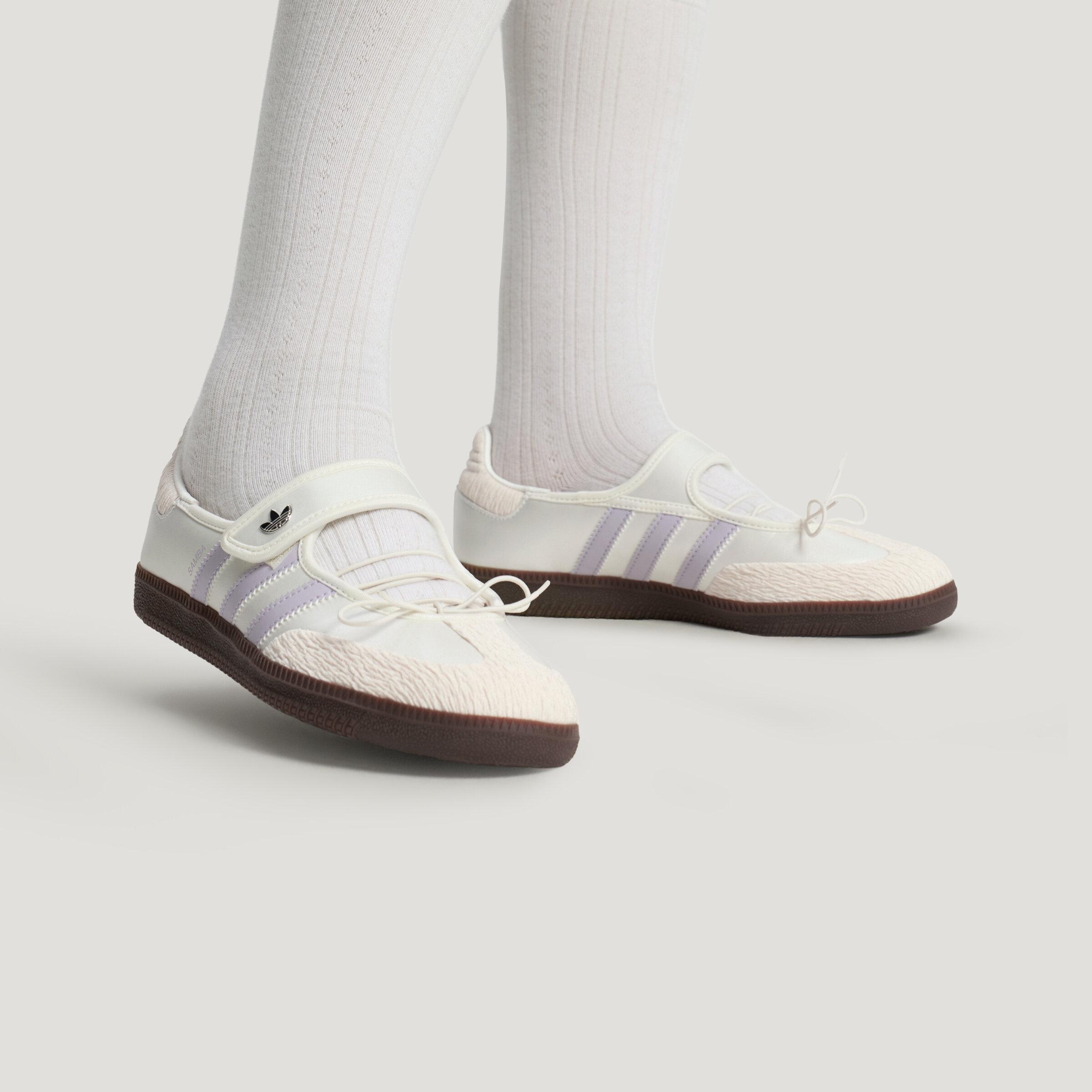 Adidas Originals Samba Jane Mary Jane Shoes Women s Bright White Light 36