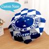 Custom Name Cruzeiro FC Crest Umbrella Folding Umbrella, Automatic Umbrella - 8-Frame for Travel, Casual Lightweight Personalized Gifts