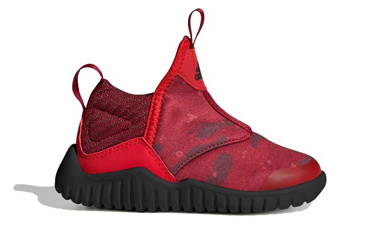 adidas Rapidazen I Low Top Toddler Shoes Red Black Infant And Toddler EE9330