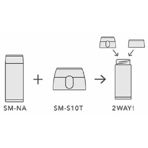 ZOJIRUSHI Mug bottle set (width x depth x height) 6 x 7 x 4.5 cm Black SM-S10T-BA