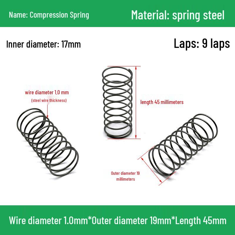 Heavy Duty Y-Type Compression Spring Shock Absorber, 1.0mm Wire Diameter, Outer Diameter 5-20mm.