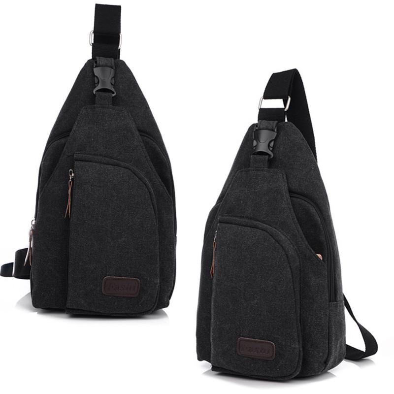 

Мужская холщовая сумка-мессенджер для путешествий на открытом воздухе, военная сумка-мессенджер, сумка через плечо, рюкзаки, повседневные сумки большой вместимости One Size чёрный