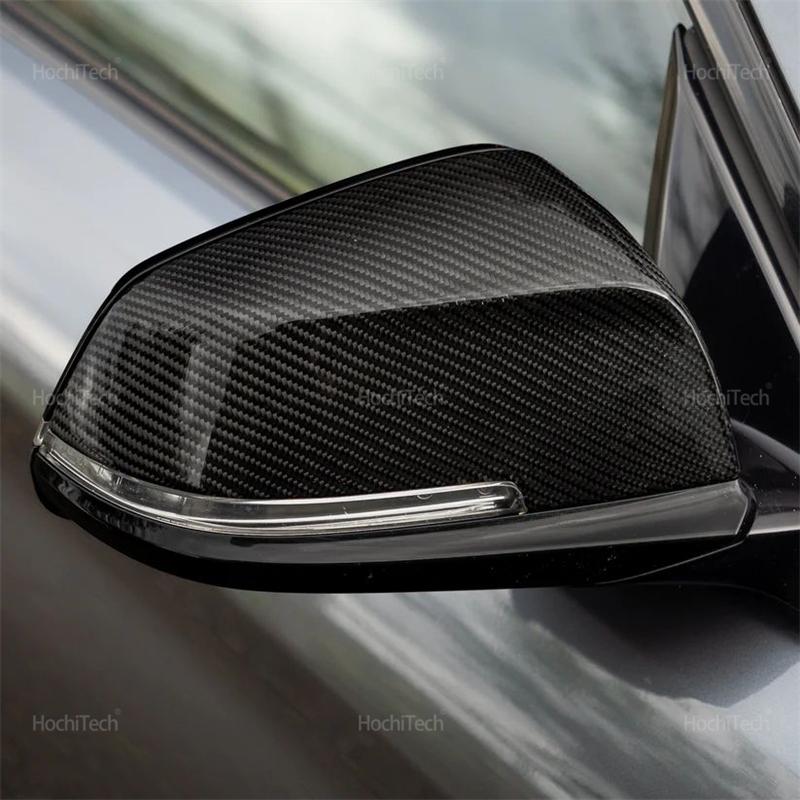 F20 F21 F22 F30 Real Carbon Fiber Side Door Rearview Side Mirror Cover Cap Styling for BMW 1 2 3 4 3 Series F32 F36 X1 F87